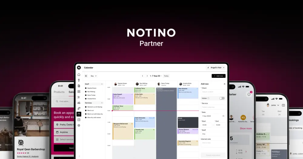 Notino on tablet